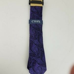 CHAPS by Ralph Lauren Men's LONG Skinny Silk Tie